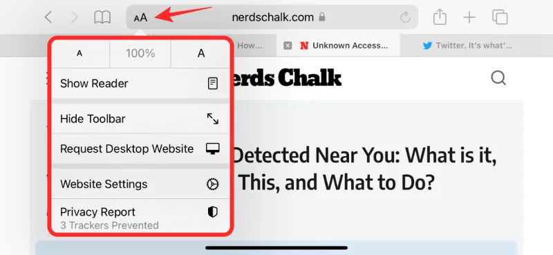 IOS 15: Co je panel karet Landscape v Safari?