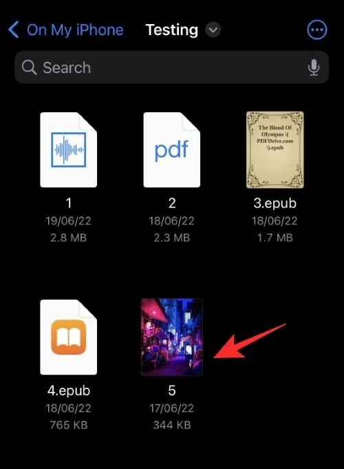 Hur man ändrar filtillägg på iPhone på iOS 16