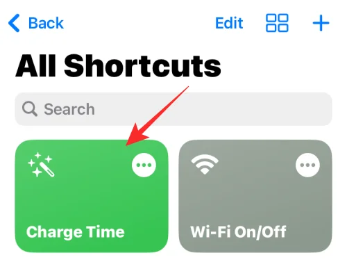 Parancsikonok létrehozása, szerkesztése és megosztása iPhone-on