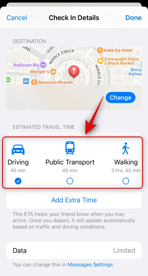 A Bejelentkezés az Messages alkalmazásban iOS 17 rendszeren