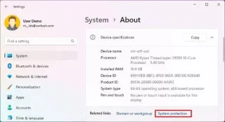Як увімкнути захист системи на Windows 11
