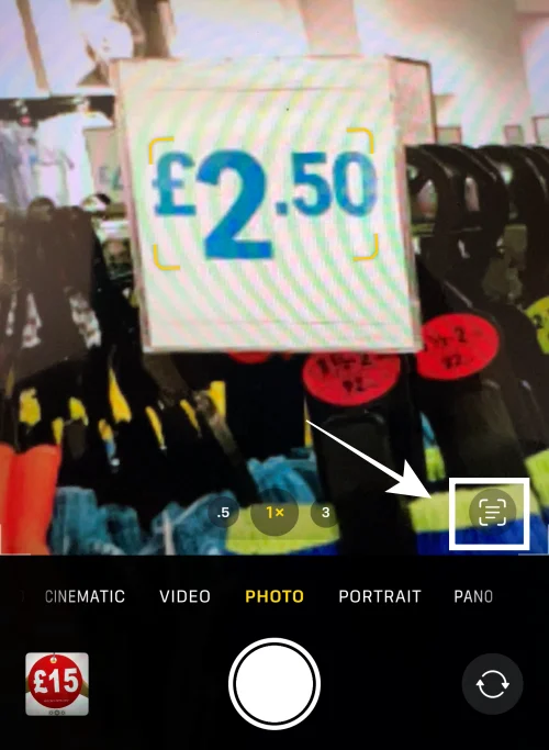 Як конвертувати валюту за допомогою камери на iPhone на iOS 16