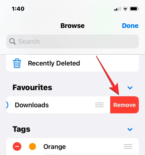 Fájlok elérése iPhone-on