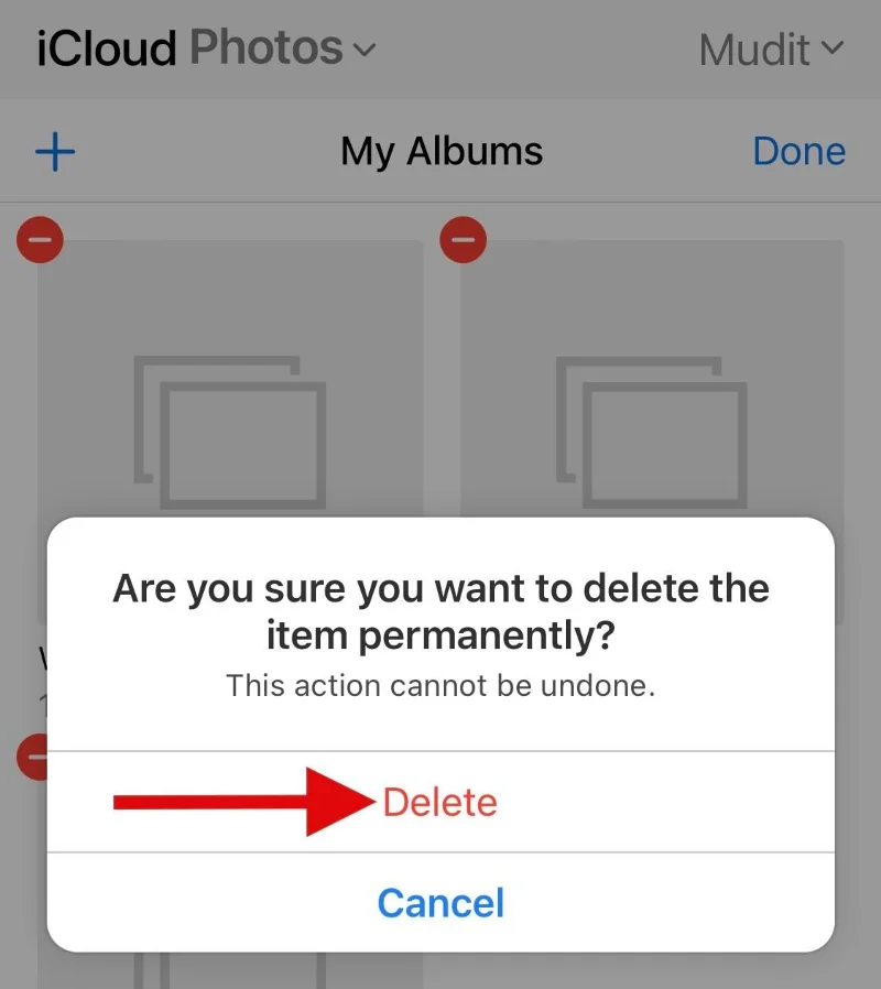 Slik sletter du tomme album på iPhone