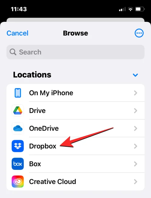 A Google Drive, a OneDrive és a DropBox hozzáadása a Fájlok alkalmazáshoz iPhone-on