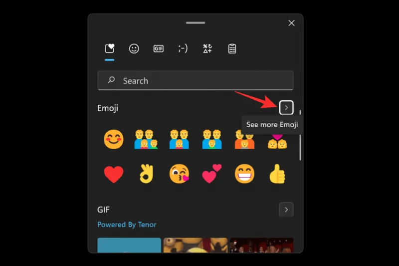 Jak používat Emojis ve Windows 11 pomocí klávesových zkratek