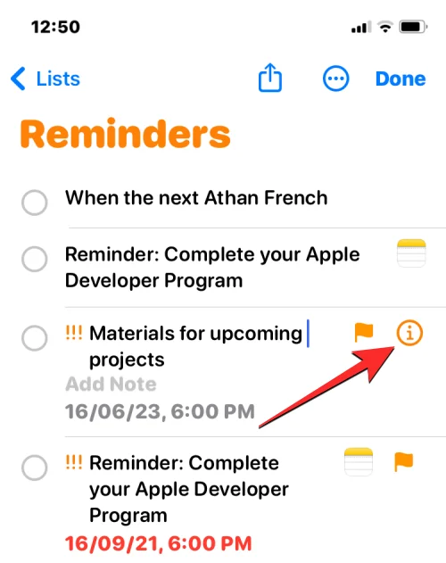 Korai emlékeztetők beállítása iOS 17 rendszeren