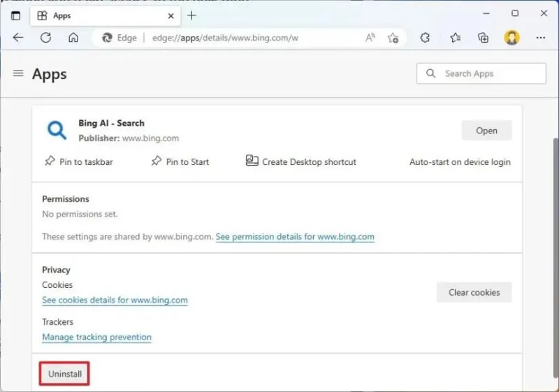 Jak nainstalovat Bing s ChatGPT jako aplikaci na Windows 11