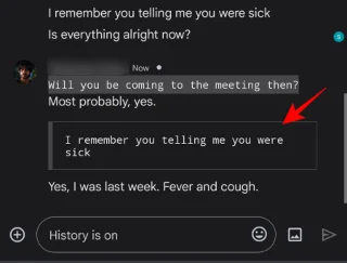 Slik siterer du i svar i Google Chat