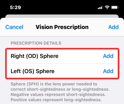 Як додати свій рецепт Vision у програму Health на iPhone на iOS 16
