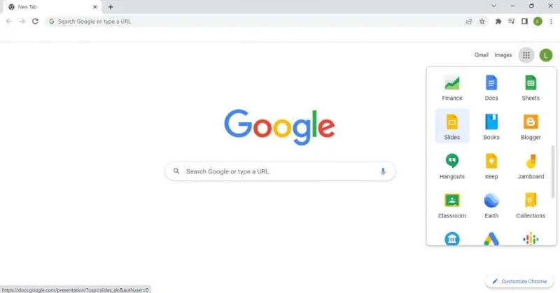 Slik skjuler og viser du et lysbilde i Google Slides