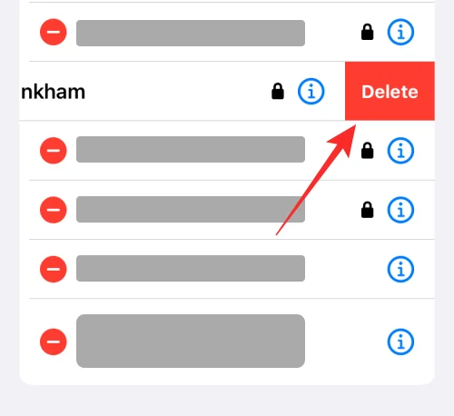 Ismert hálózatok eltávolítása iOS rendszeren