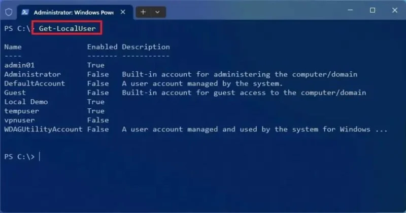 Slik viser du alle brukerkontoer på Windows 11