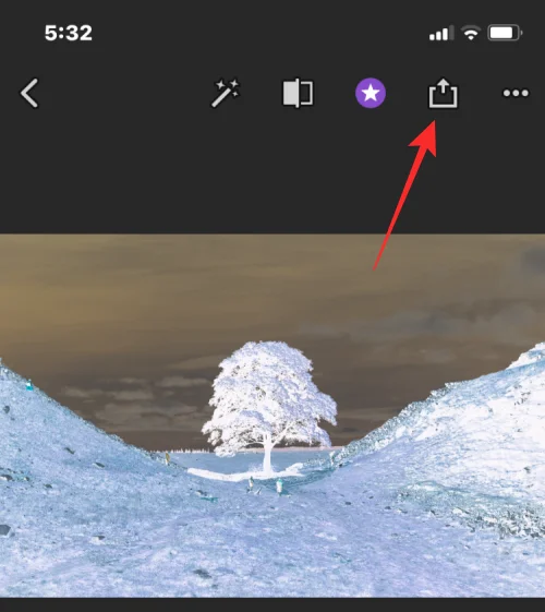 Hogyan lehet ideiglenesen vagy véglegesen színezni egy képet iPhone-on