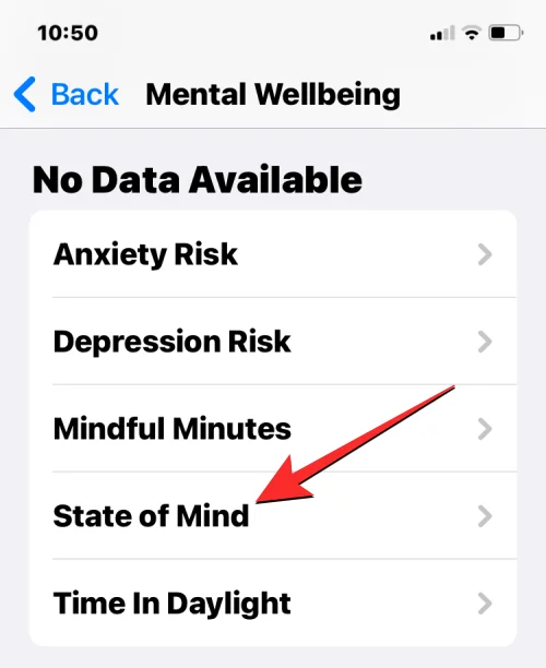 Hogyan naplózhatja lelkiállapotát az iOS 17 rendszerrel rendelkező iPhone Health alkalmazásban