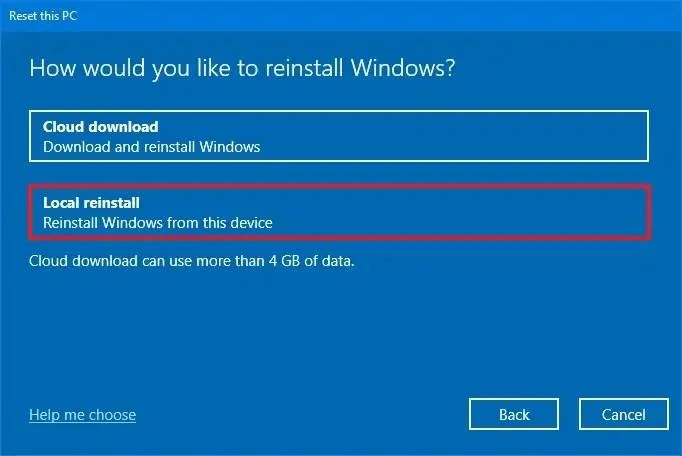 Як скинути Windows 10, видаливши все