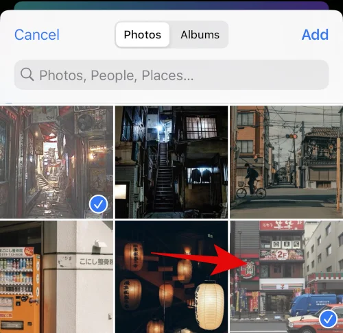 Hogyan helyezzünk el két képet egymás mellé az iPhone-on