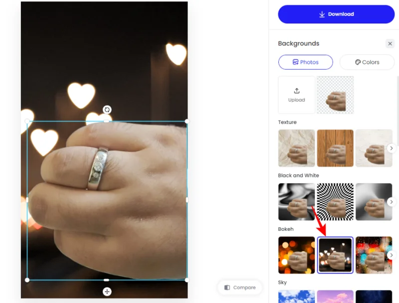 Hur man ändrar bakgrunden för en bild gratis på webben