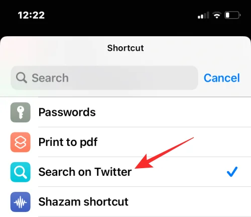Parancsikonok létrehozása, szerkesztése és megosztása iPhone-on