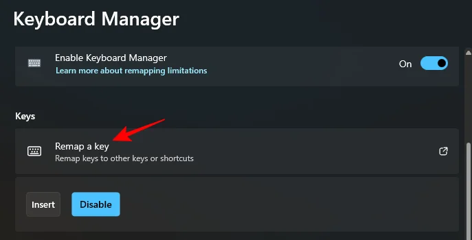 Jak zakázat klávesu klávesnice v systému Windows 11 pomocí PowerToys od společnosti Microsoft