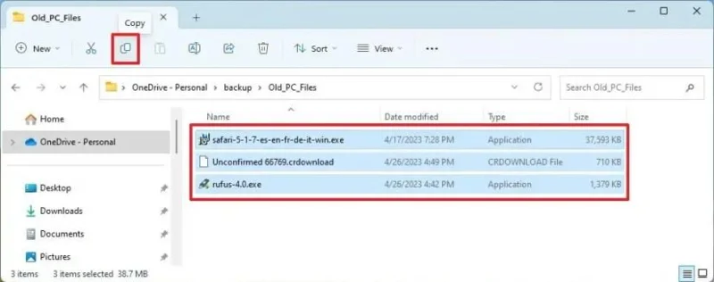 Як перенести файли на новий комп'ютер у Windows 11