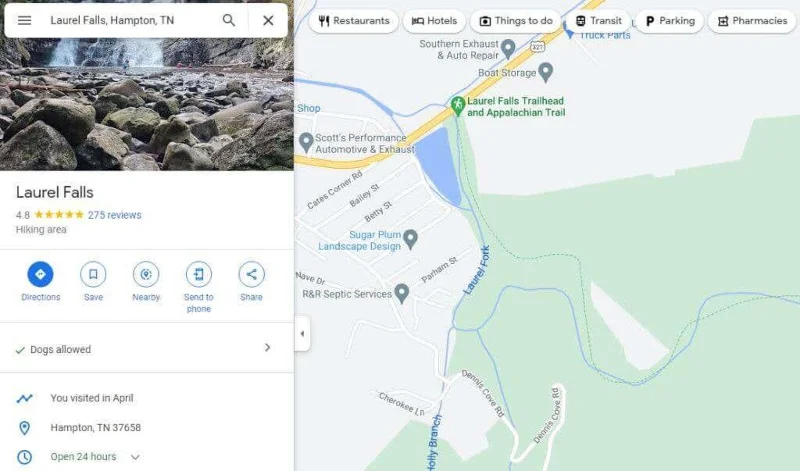 Hvordan måle avstand på Google Maps