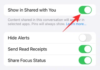 A „Veled megosztva” Nem működik iPhone-on?  Hogyan javítható
