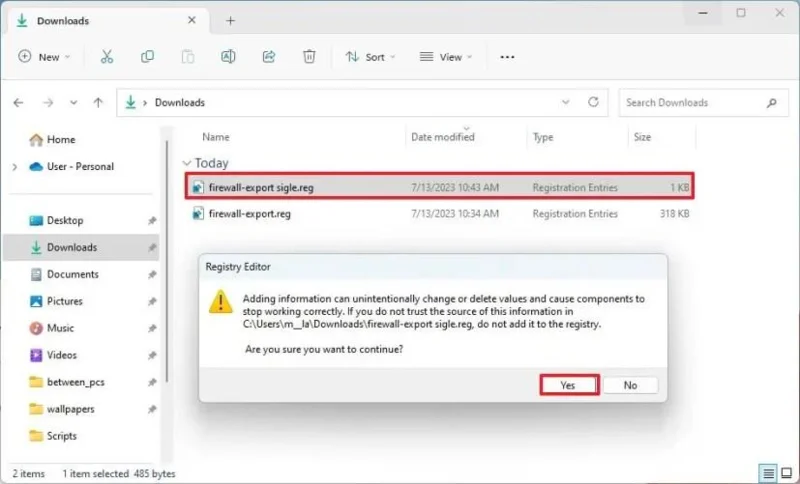 Як експортувати та імпортувати окремі правила брандмауера в Windows 11