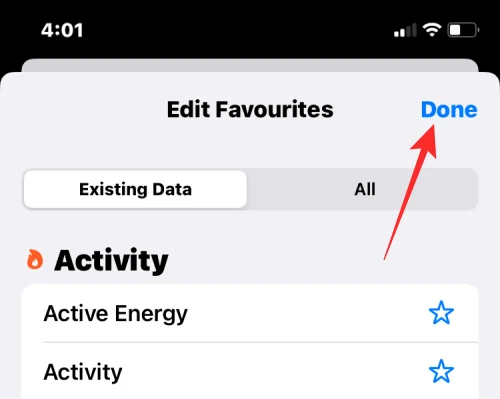 Hogyan távolítsuk el a kedvenceket a Health alkalmazásból iPhone-on