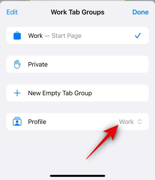 Safari-profilok létrehozása és használata iOS 17 rendszeren