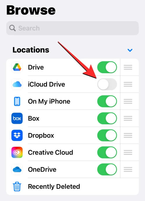A Google Drive, a OneDrive és a DropBox hozzáadása a Fájlok alkalmazáshoz iPhone-on