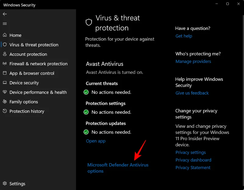 6 sätt att inaktivera Windows Security antivirus i Windows 11