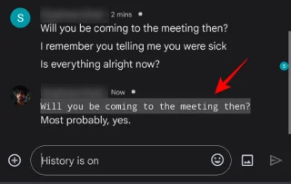 Slik siterer du i svar i Google Chat