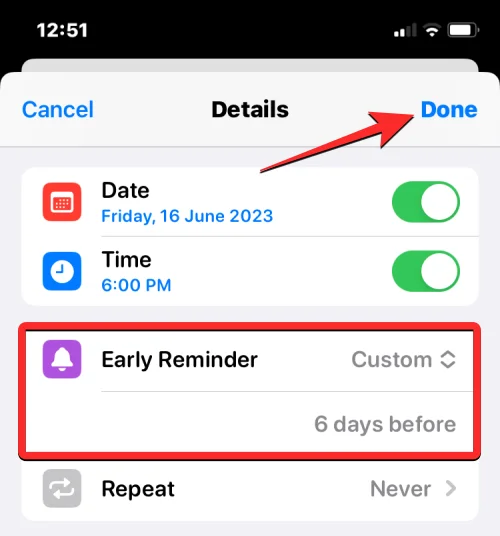 Korai emlékeztetők beállítása iOS 17 rendszeren