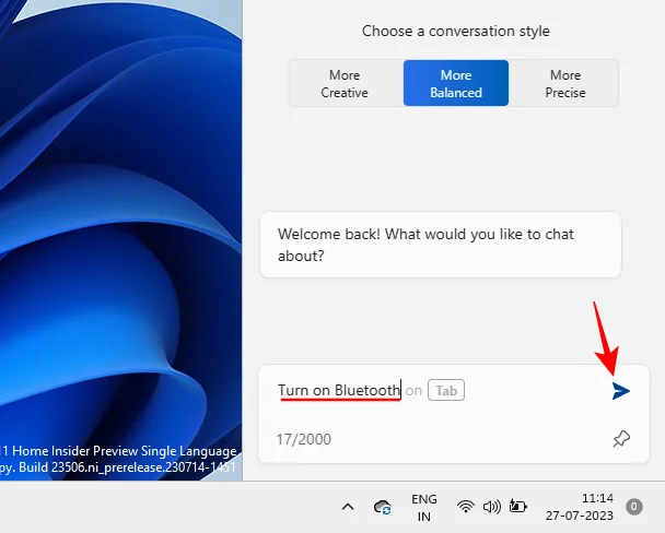 Как да използвате Windows Copilot за включване на тъмен режим, DND, управление на Bluetooth устройства и други