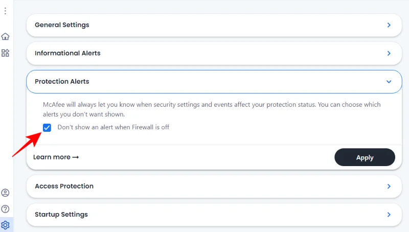 Jak zastavit vyskakovací okna McAfee v systému Windows 11