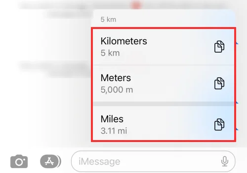 Як дуже швидко конвертувати показники на iPhone на iOS 16