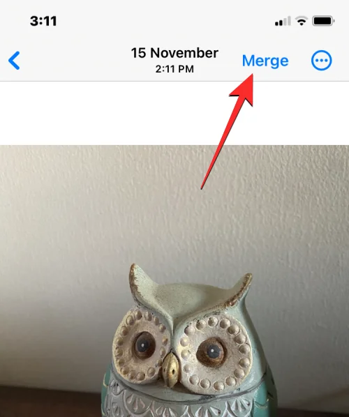 Az ismétlődő fényképek egyesítése iPhone-on