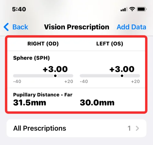Як додати свій рецепт Vision у програму Health на iPhone на iOS 16