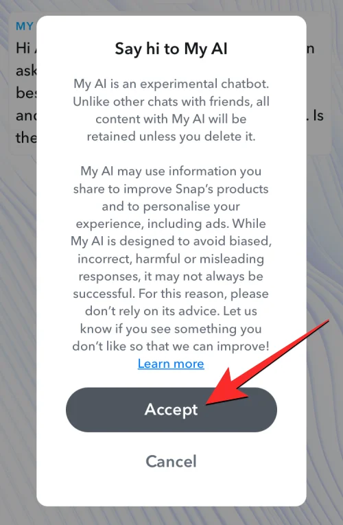 Slik slår du på Snapchat's My AI