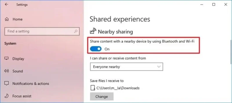 Як увімкнути функцію «Поруч» у Windows 10
