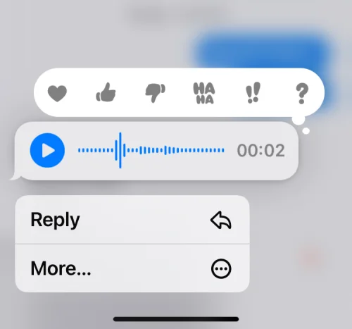 Hangüzenetek mentése hangjegyzetekbe iPhone készüléken iOS 17 rendszerrel
