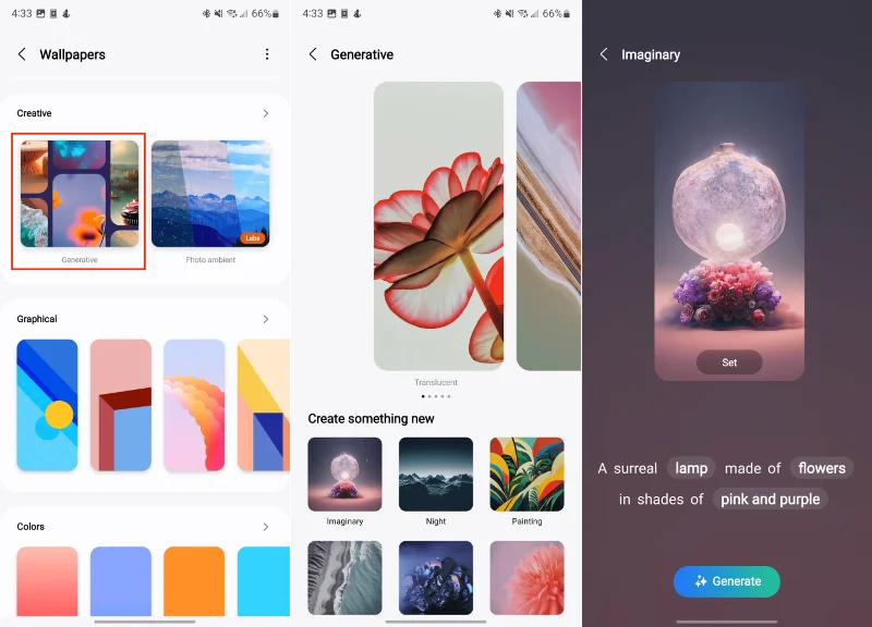 Jak vytvořit tapety AI na Samsung Galaxy S24