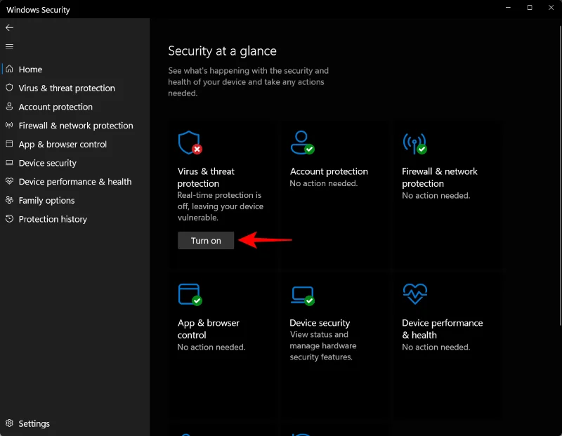 Hur man aktiverar Windows Defender i Windows 11