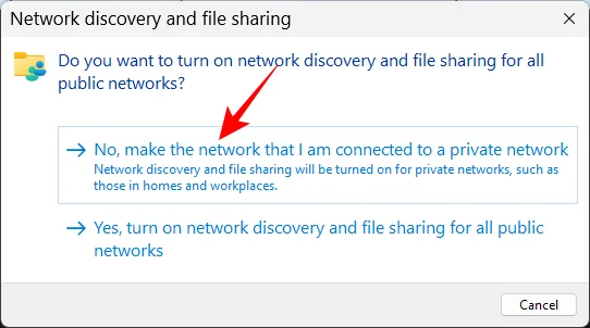 Как да включите мрежовото откриване в Windows 11: 4 метода и 3 решения
