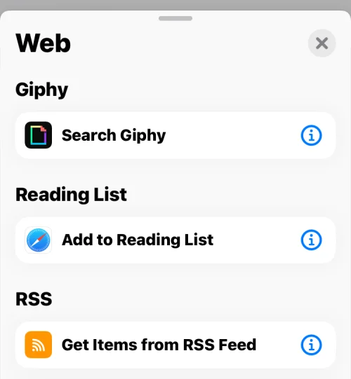 Parancsikonok létrehozása, szerkesztése és megosztása iPhone-on