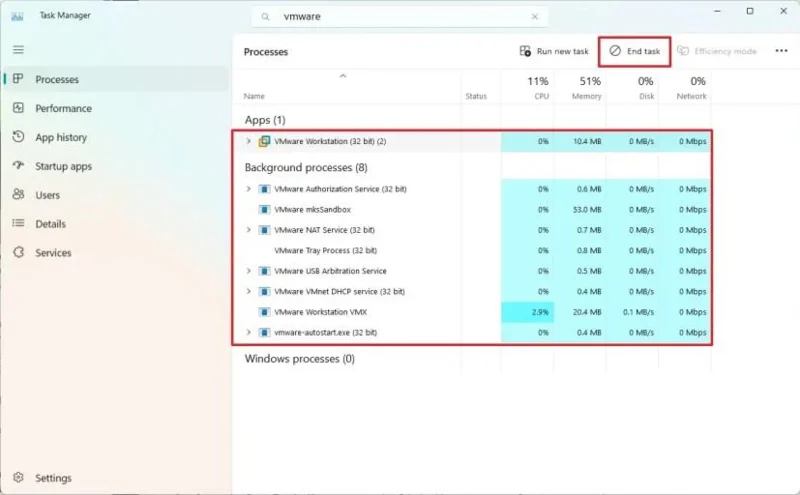 Як перезапустити VMware Workstation без перезавантаження Windows 11