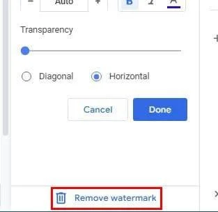Как да добавите текстов воден знак в Google Документи