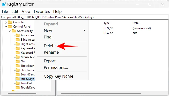 Jak trvale zakázat Sticky Keys ve Windows 11 [2023]