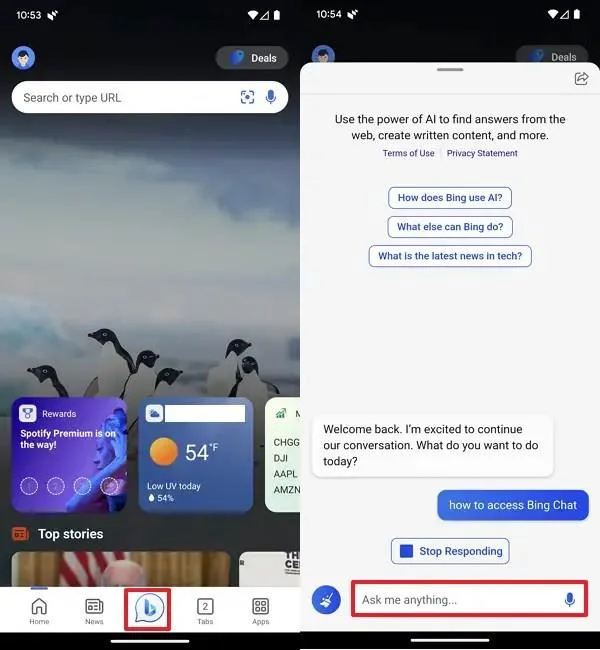 Kolme parasta tapaa käyttää Bing Chat AI:tä Androidilla tai iPhonella